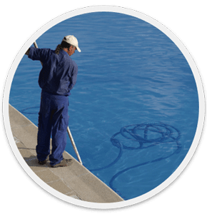 Pool Maintenance - Swimming Pool Service in Blue Bell, PA A professional doing pool repairs in Norristown, PA
