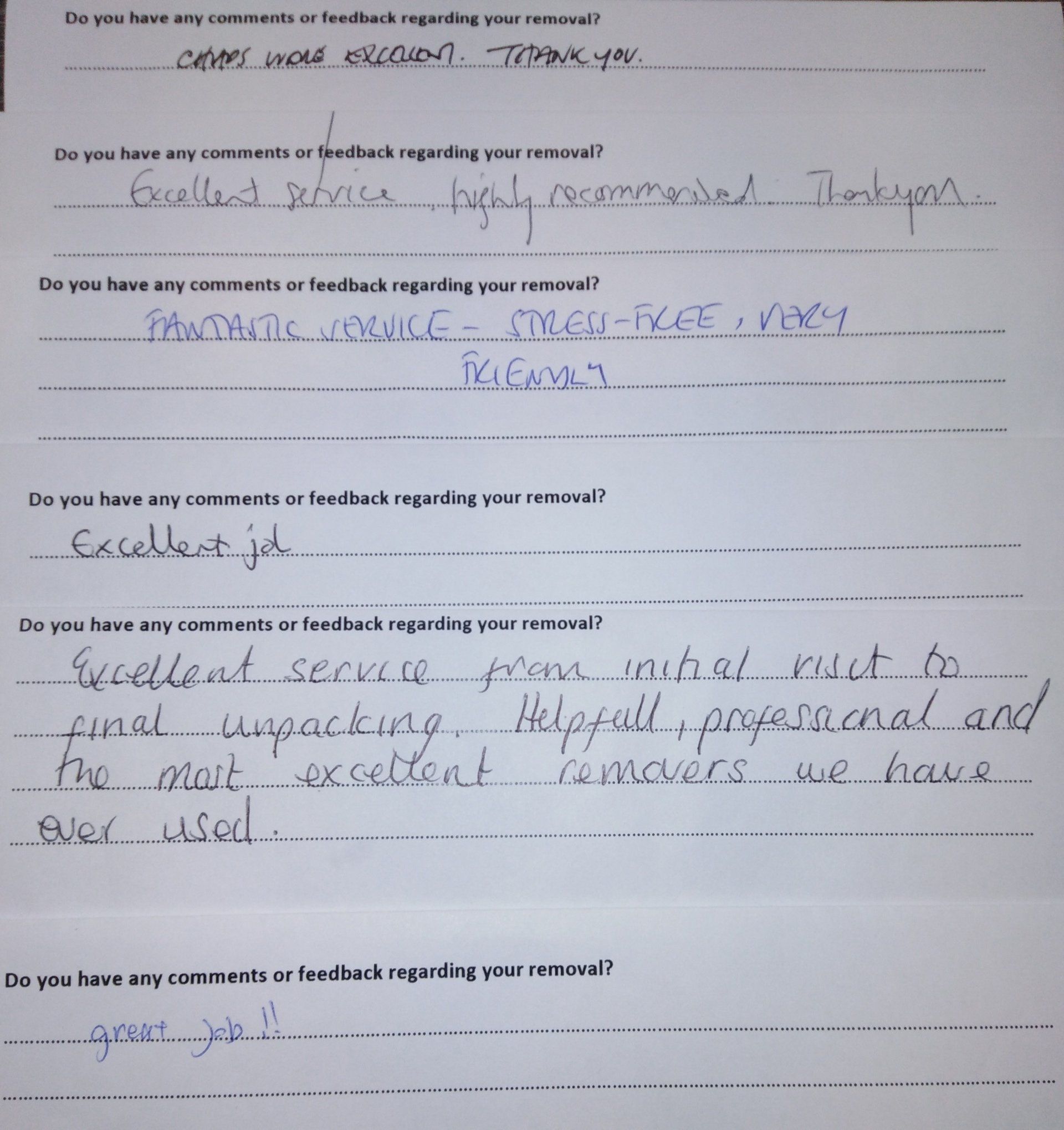 Removals review
