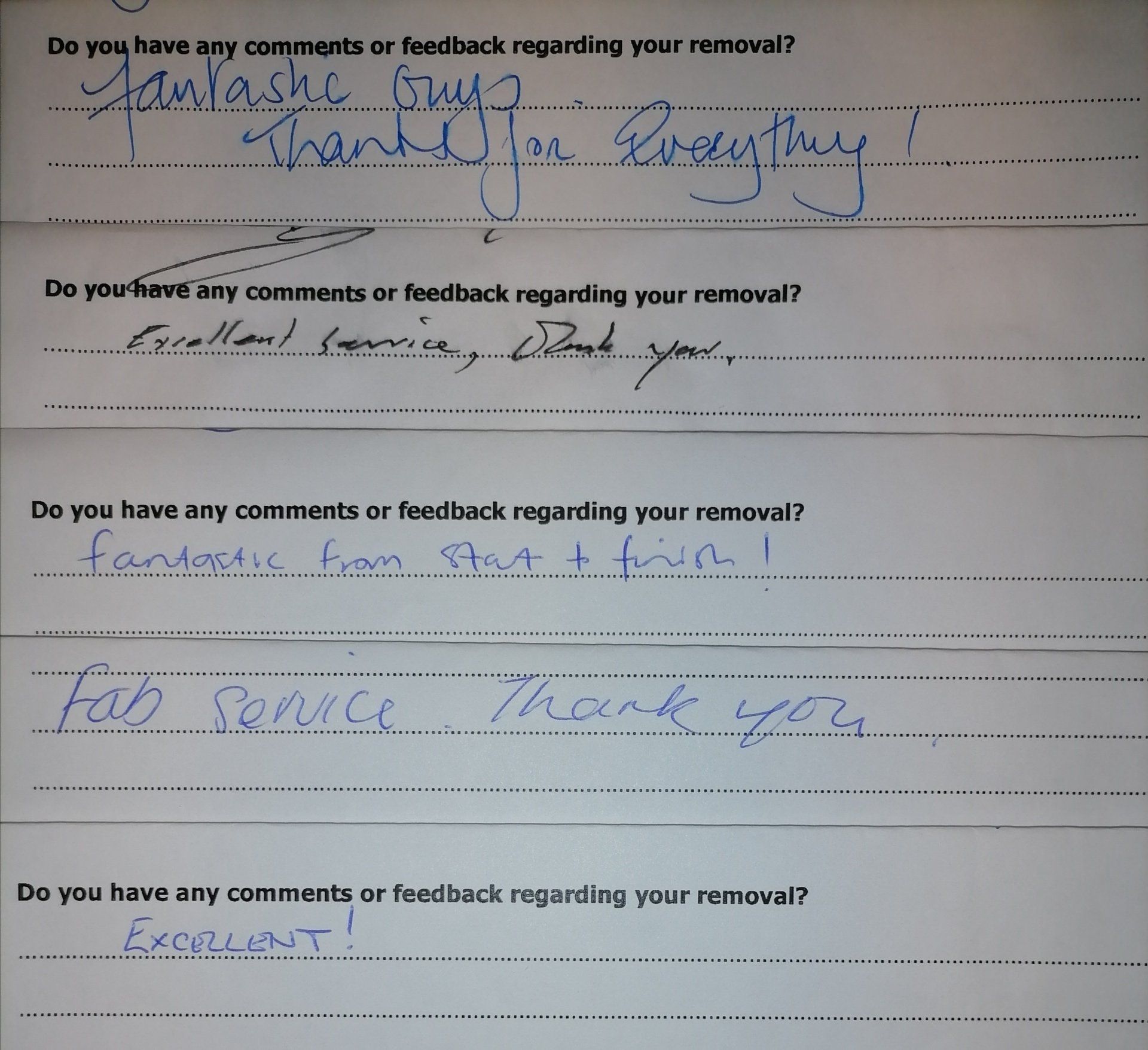 Removals review