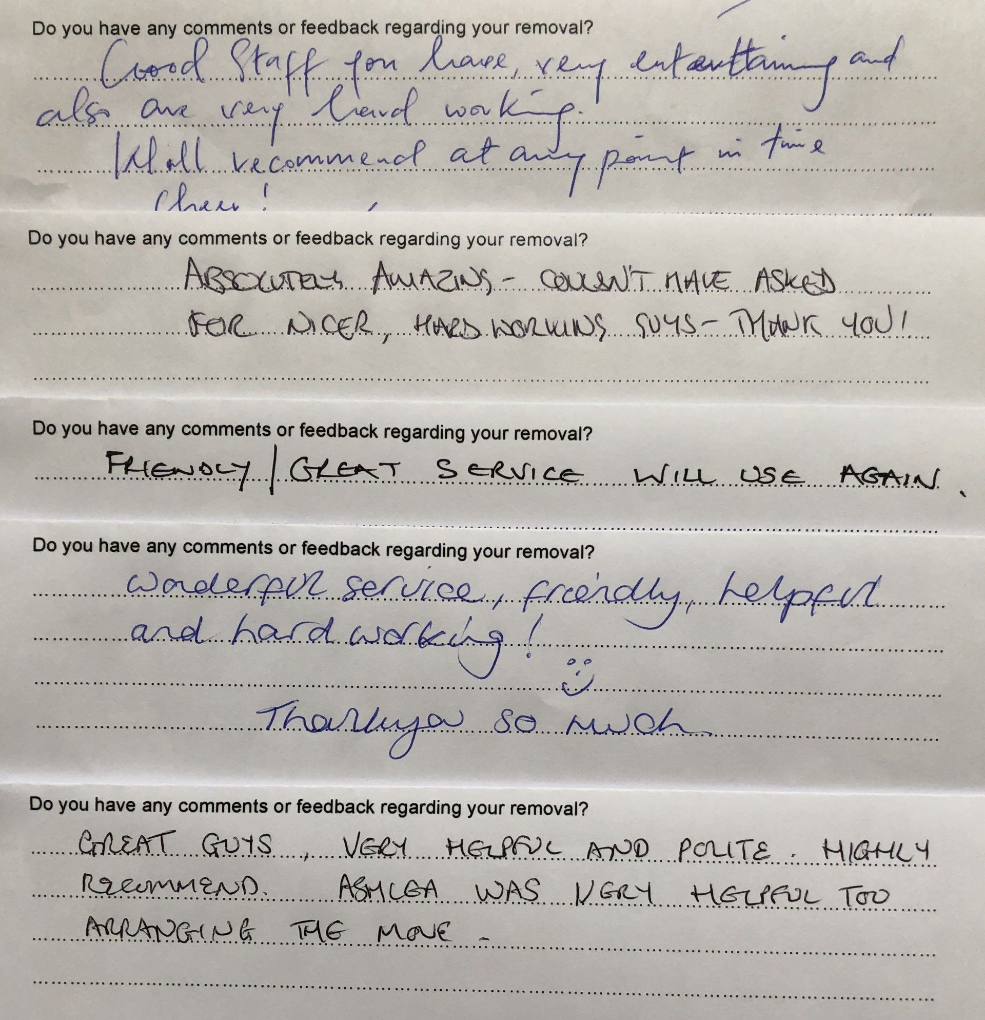 Akers removals reviews