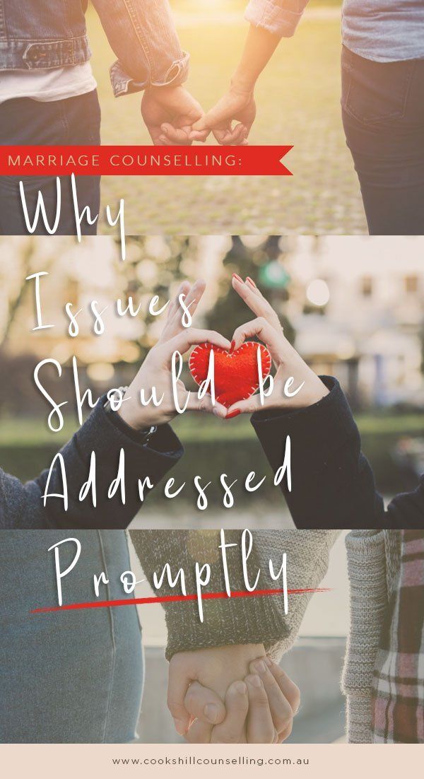 Why Marriage Issues Should be Addressed Promptly