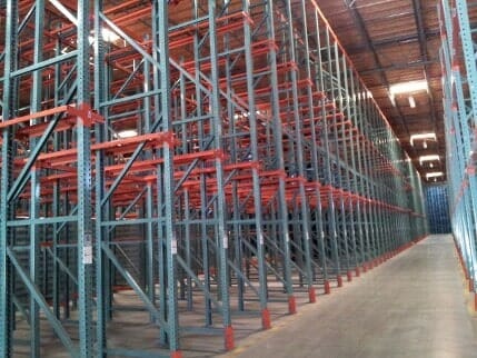 Blue and Red Pallet Racks - Shelving in North Hollywood, CA Blue and Red Pallet Racks - Shelving in North Hollywood, CA