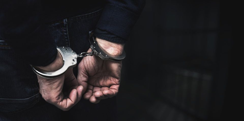 Man in handcuffs