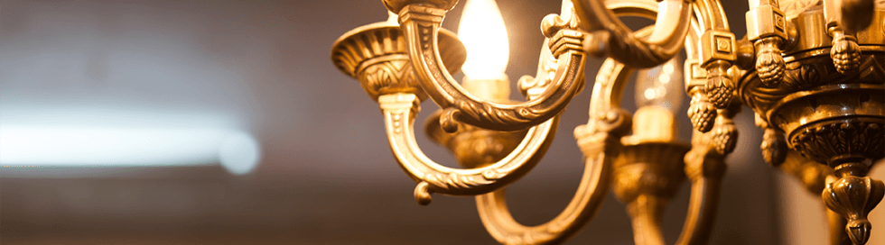 Componenti lampadari ottone