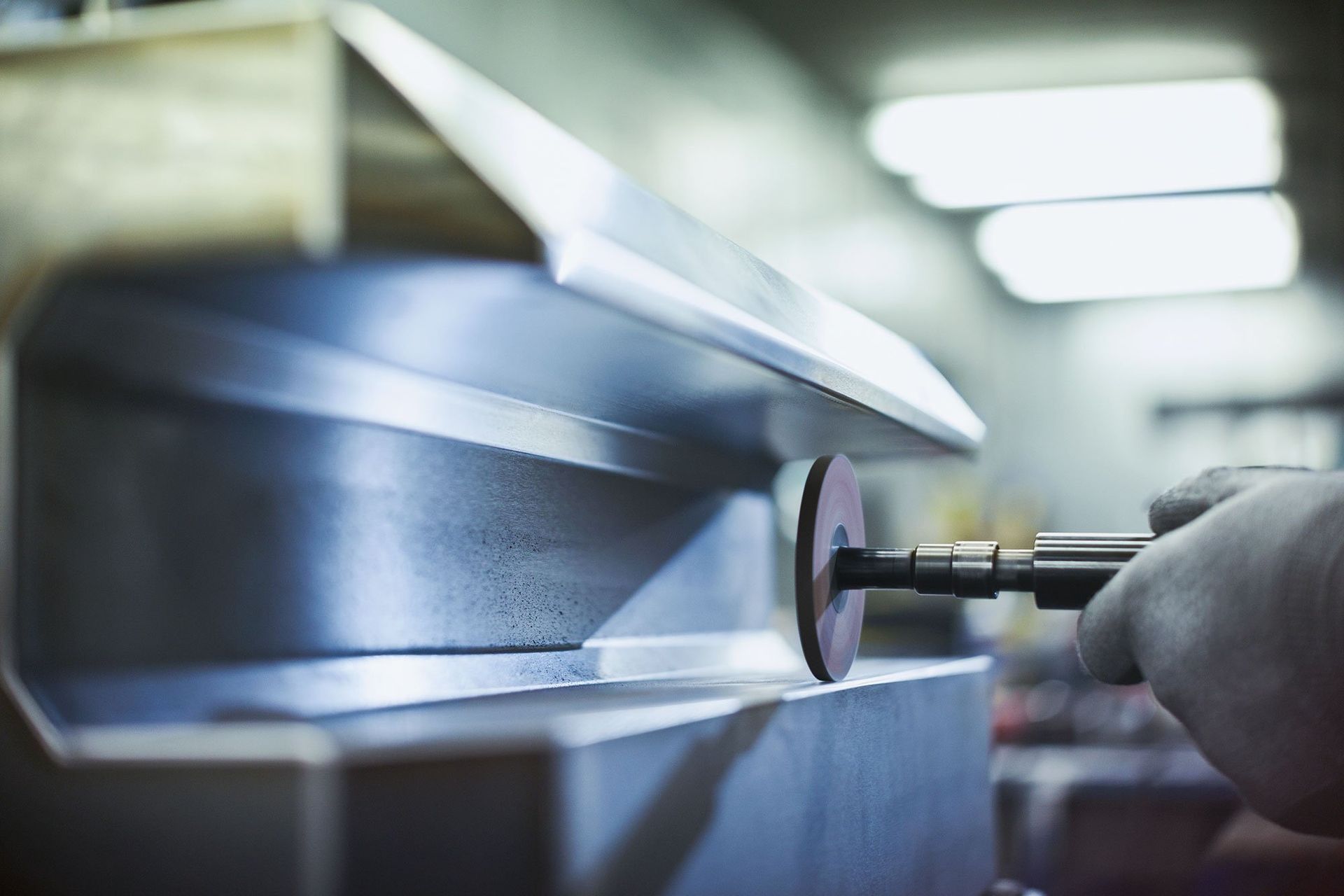 Steel fabrication worker