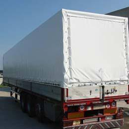 camion per trasporti su strada con rivestimento in PVC