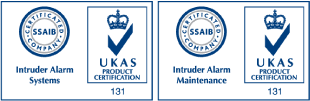 SSAIB Intruder Alarm Systems and Maintenance Logos