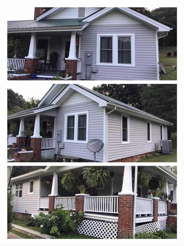 House with siding and gutter — custom siding in Elizabethton, TN