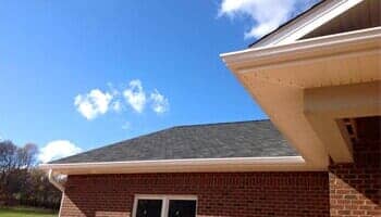 Brick house with Gutter — gutter cover in Elizabethton, TN
