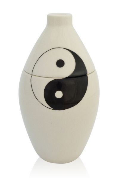 hand painted cremation urn 