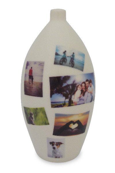 Photo cremation urn