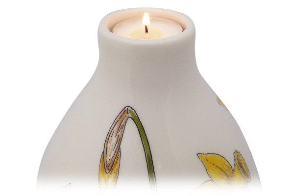 urn met waxinelichtje