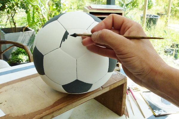 voetbal urn