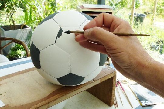 Voetbal urn diverse mogelijkheden