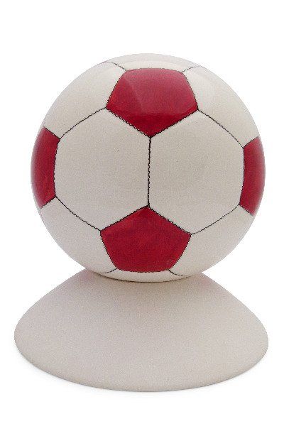 Voetbal urn op ronde verhoogde voet (nieuw)