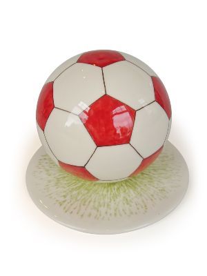Voetbalurn met grasdecor