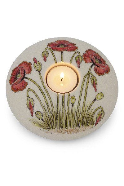 urn-schaal klaprozen - Ø 15 cm