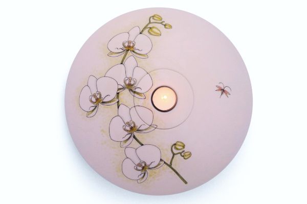 urn-schaal orchidee (1 bloemtak)