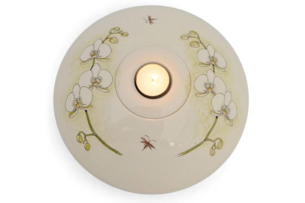 urn-schaal orchidee (2 takken)