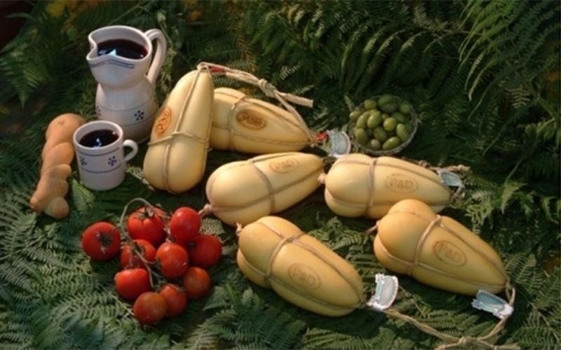 Provole e pomodori freschi