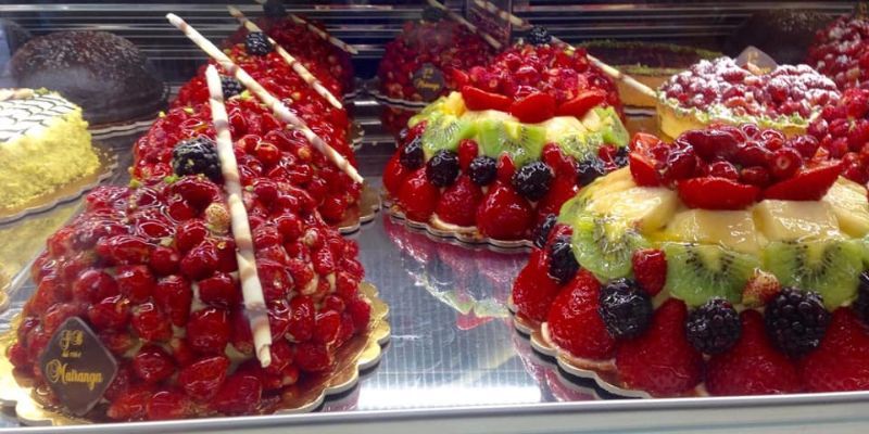 Torta con frutta