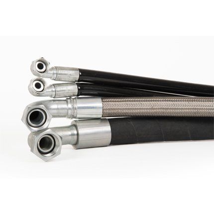 hydraulic hoses loop holes 