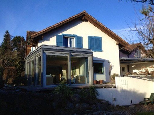 glazen aanbouw serre wintergarten luzern