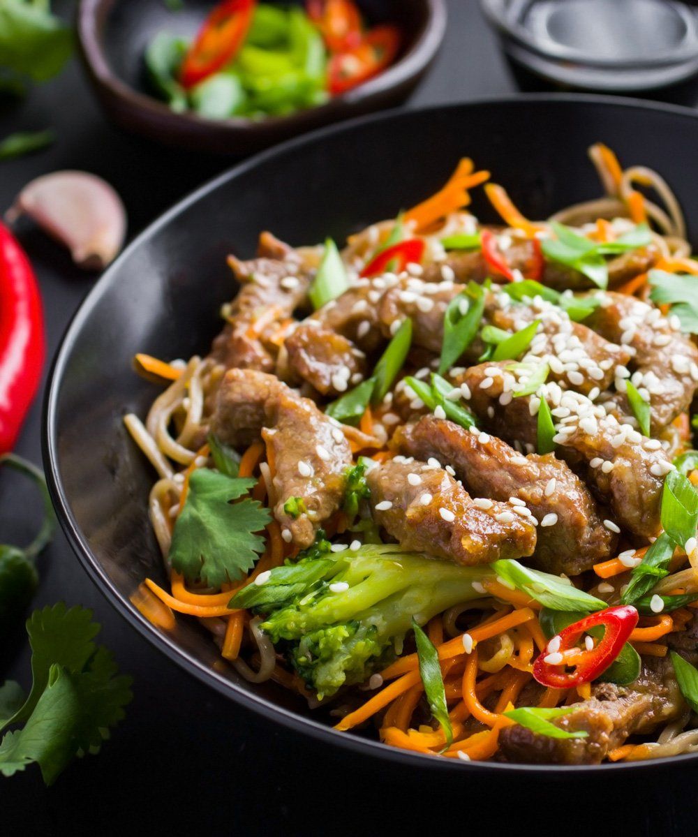 Grilled Pork Noodle Dish — Milwaukee, WI — Xankia
