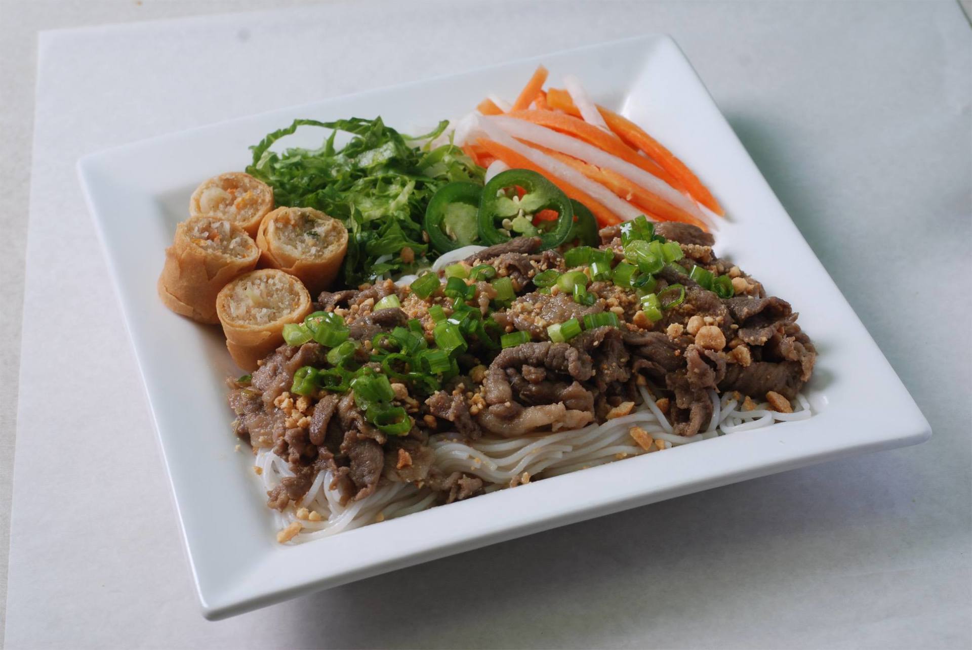 Grilled Pork Noodle Dish — Milwaukee, WI — Xankia