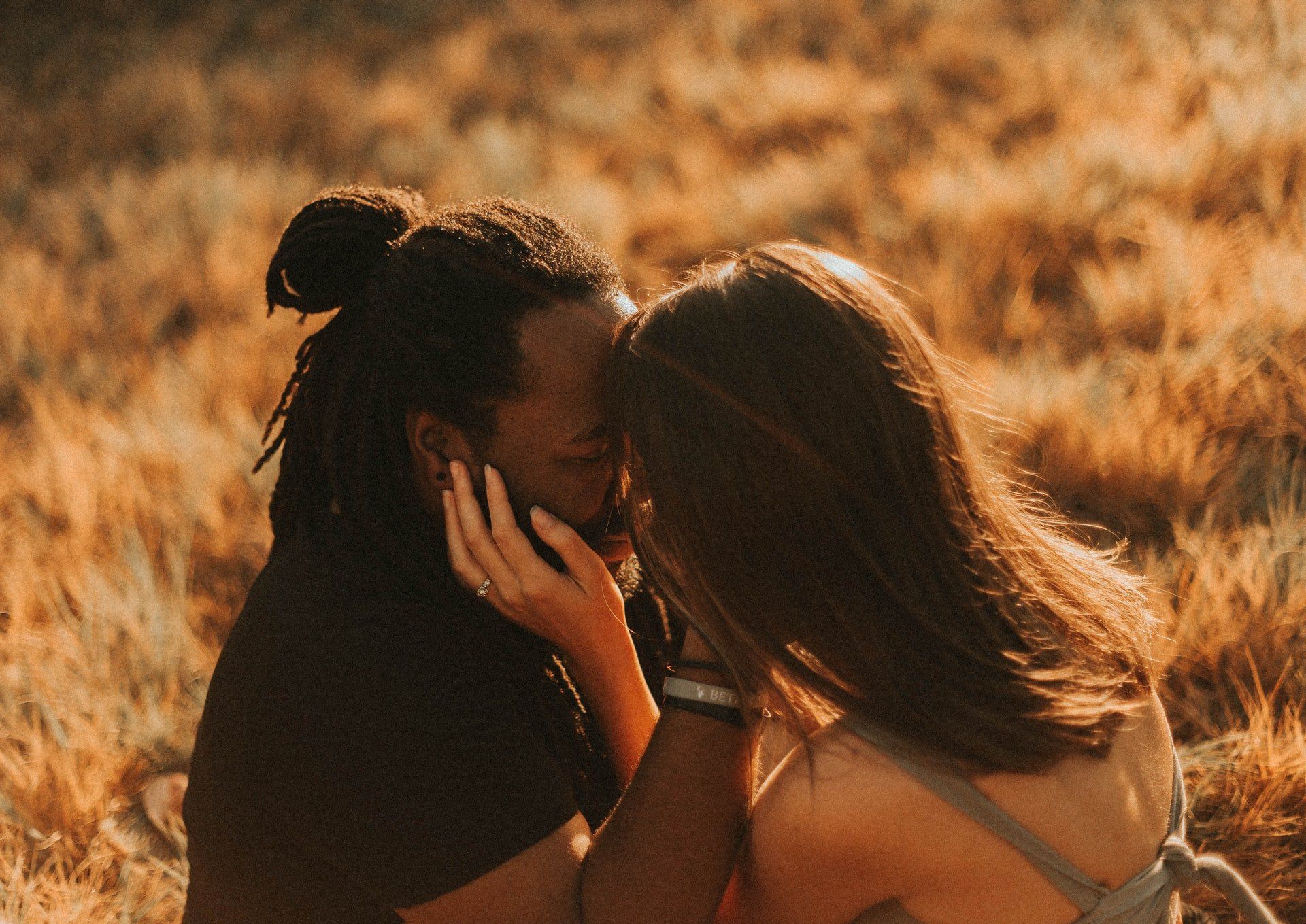 Couple kissing