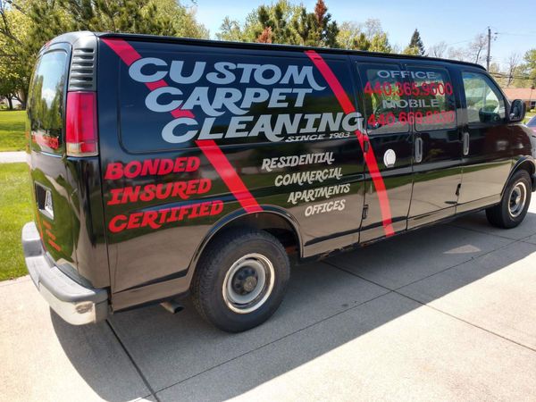 Company Service Van — Cleveland, OH — Custom Carpet Cleaning