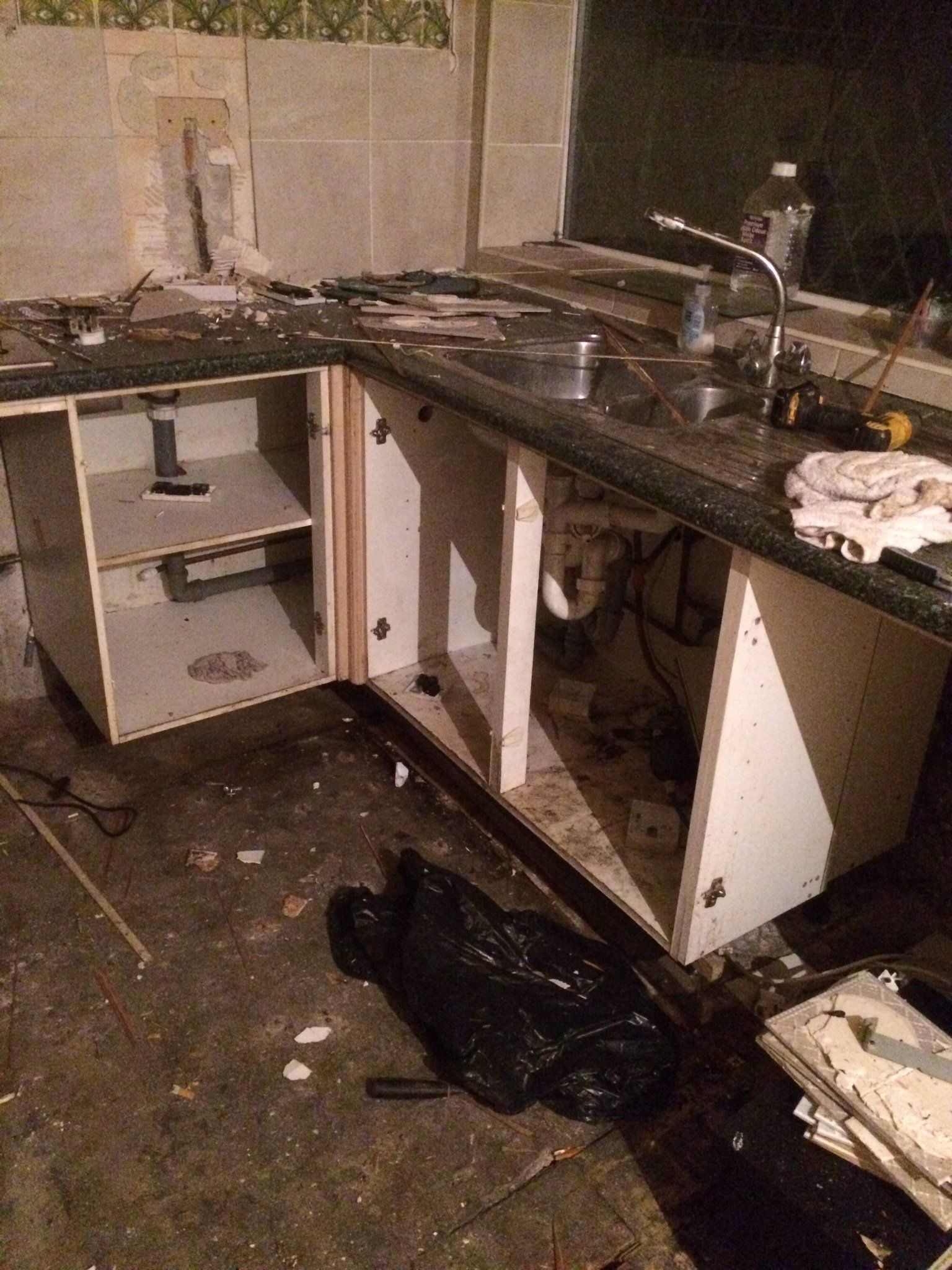 Kitchens and bathrooms