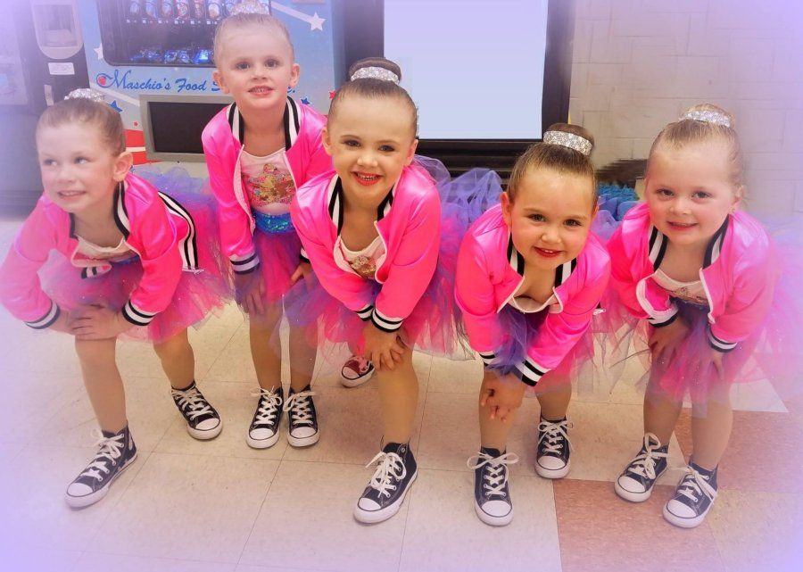 Five one to six year old's at Dance Expression dance arts