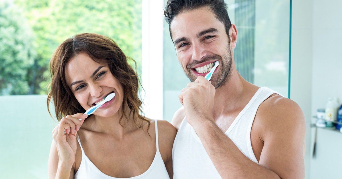 brushing your teeth