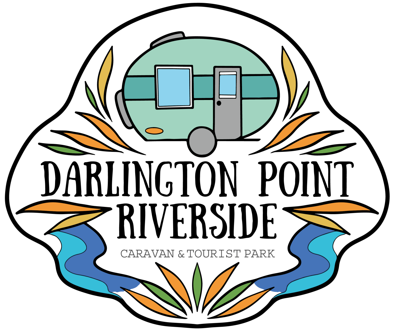 Darlington Point Riverside Caravan & Tourist Park log Darlington Point Riverside Caravan and Tourist Park logo