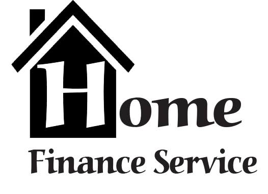 A black and white logo for home finance service