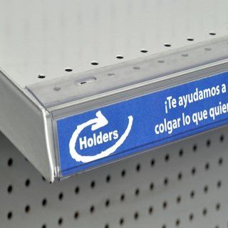 Porta precios y Porta etiquetas en punto de venta, marca HOLDERS
