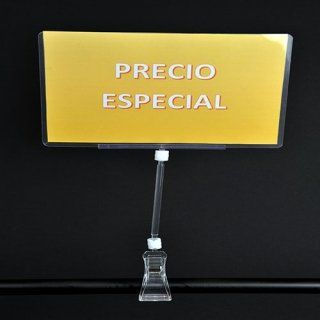 Cartel amarillo con 