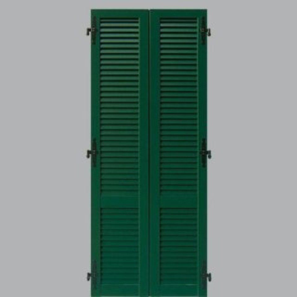 Persiana in alluminio laccato color verde Ral 6005