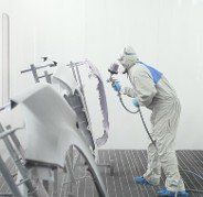 Car Painting — Staff Painting Car Parts in Upland, CA Car Painting — Staff Painting Car Parts in Upland, CA
