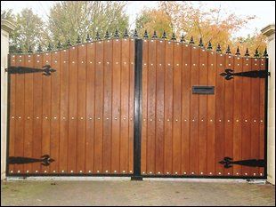 Metal and wooden gates