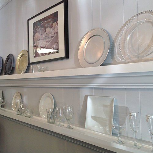 china, plates, and glasses