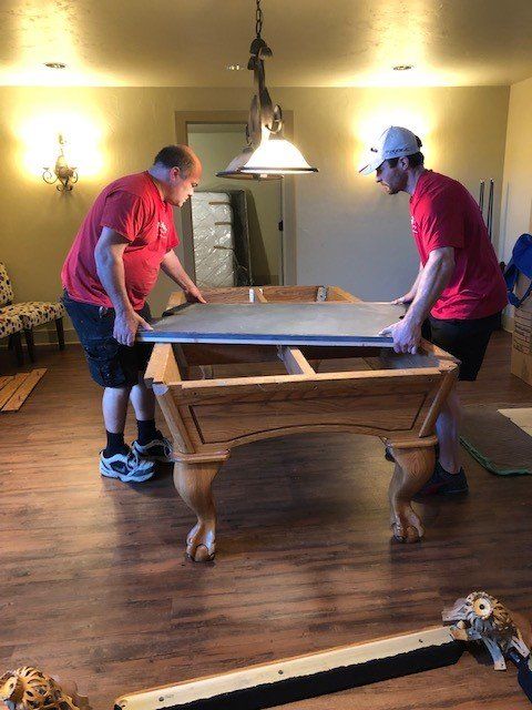 Assembling Pool Table — Fond du Lac, WI — Du Frane Moving & Storage