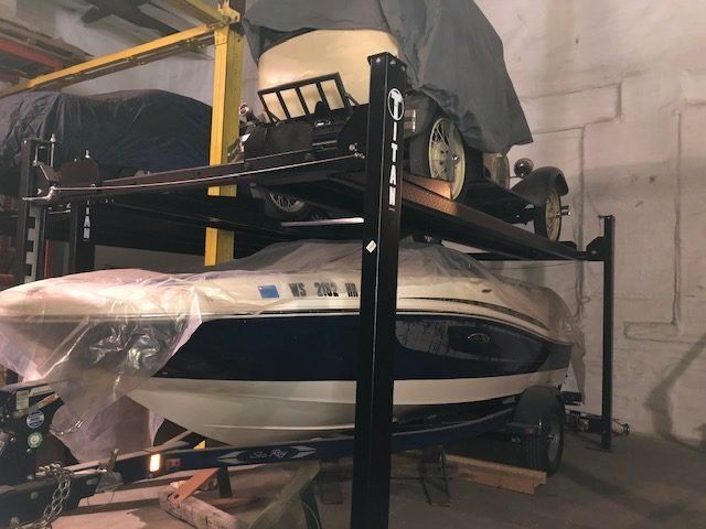 Boat Carefully Stored — Fond du Lac, WI — Du Frane Moving & Storage
