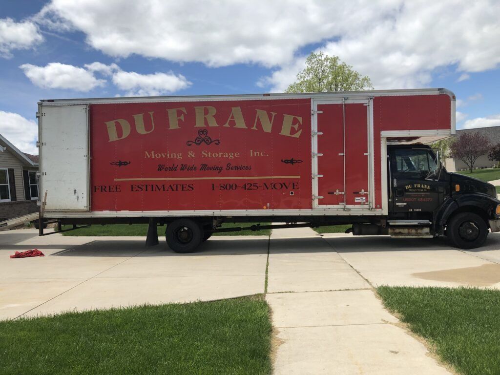 Residential Moving Company Vehicle — Fond du Lac, WI — Du Frane Moving & Storage