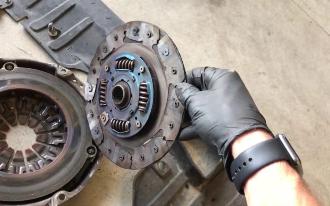 Faulty clutch plate. (See attached picture)