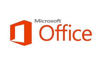 The microsoft office logo is red and white on a white background.