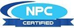 NPC certified NPC certified