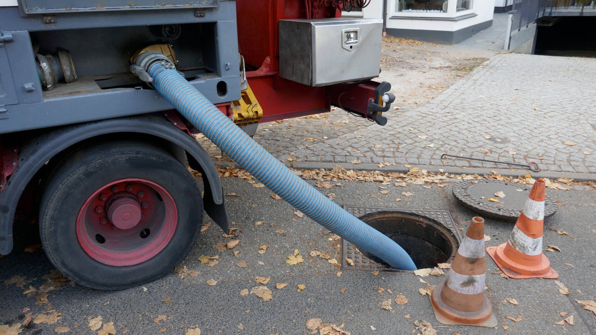 Pumping Off the Sewage Tank — Kalamazoo, MI — Preferred Plumbing & Heating