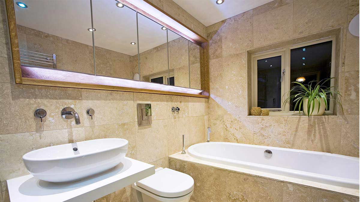 renovated bathroom